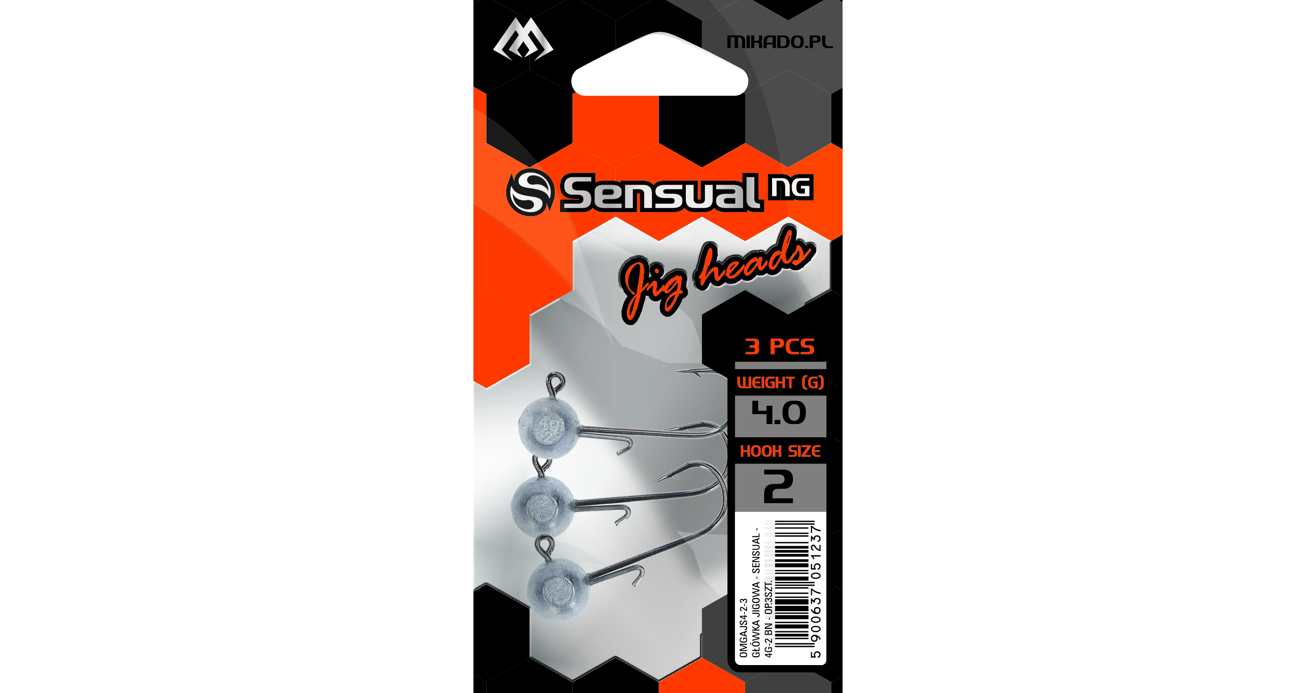 JIGOVÉ HLAVIČKY - SENSUAL - 8g-1 BN - 3 ks