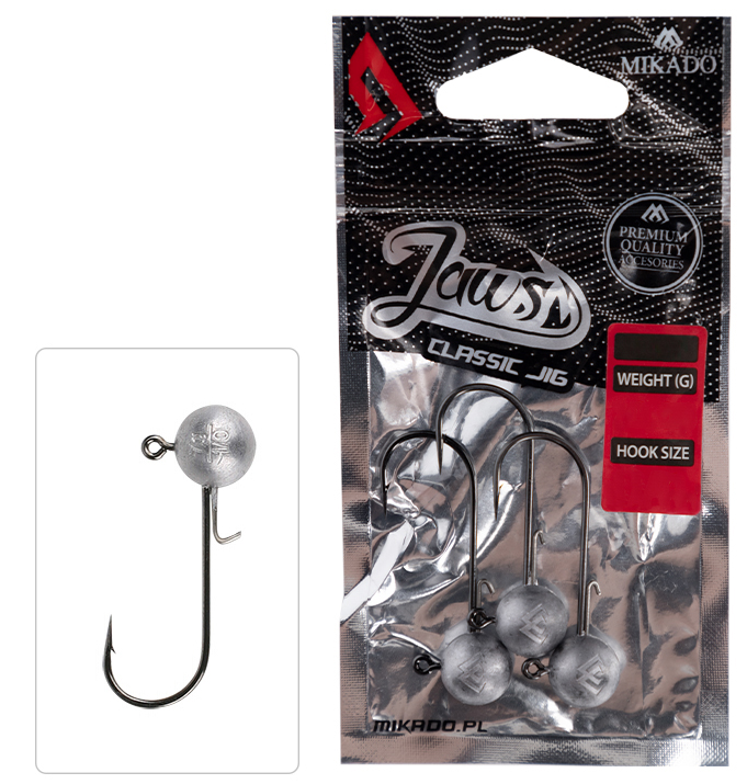 JIGOVÉ HLAVIČKY - JAWS CLASSIC - 12g-1/0 BN - 3 ks