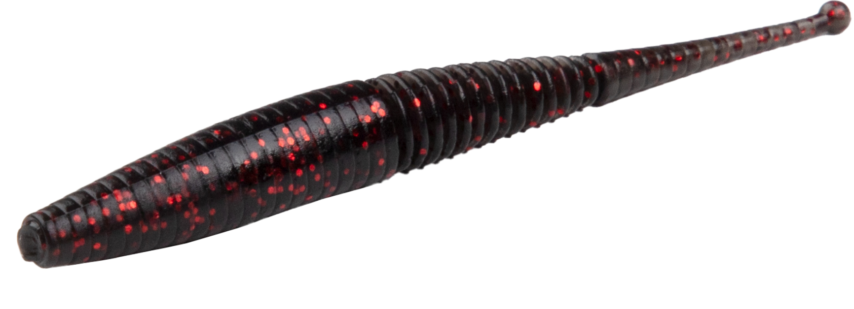 NÁSTRAHA - M-Craft WIGGLY WORM 75mm / MOTOROIL FIRE - 8 ks