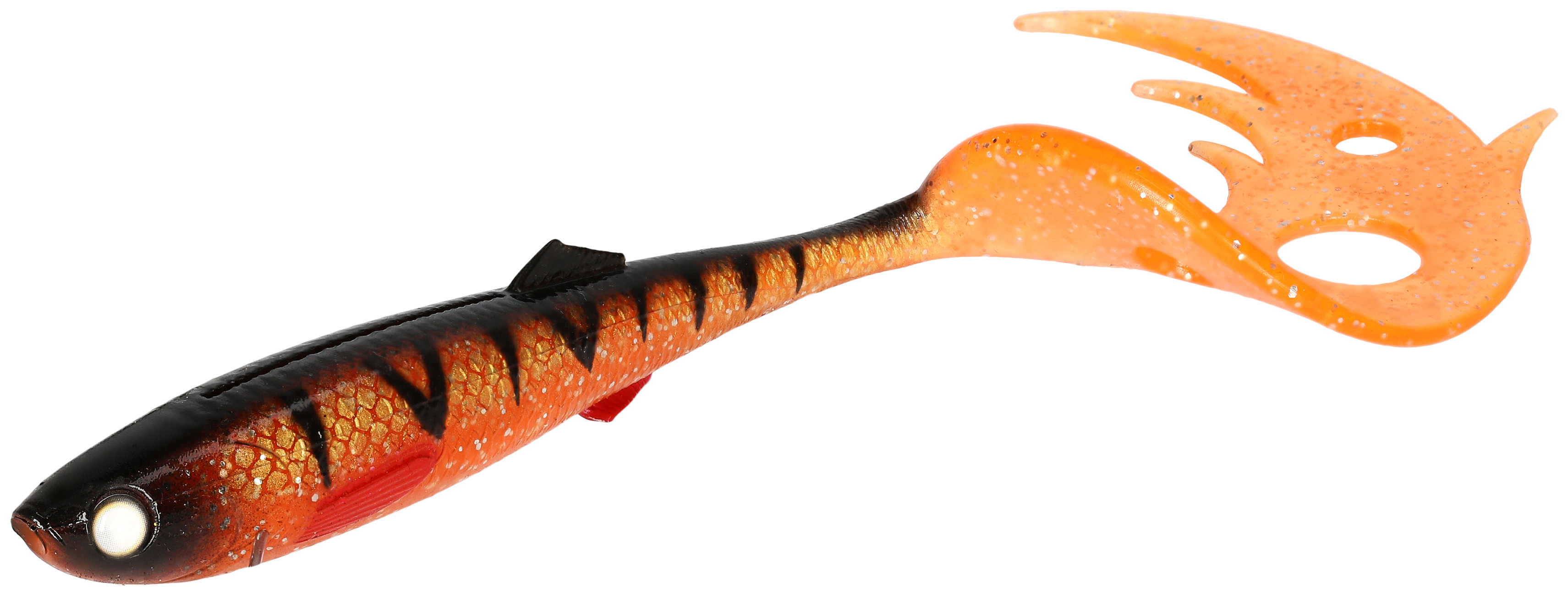 NÁSTRAHA - SICARIO PIKE TAIL 18cm/Orange Perch - 2 ks