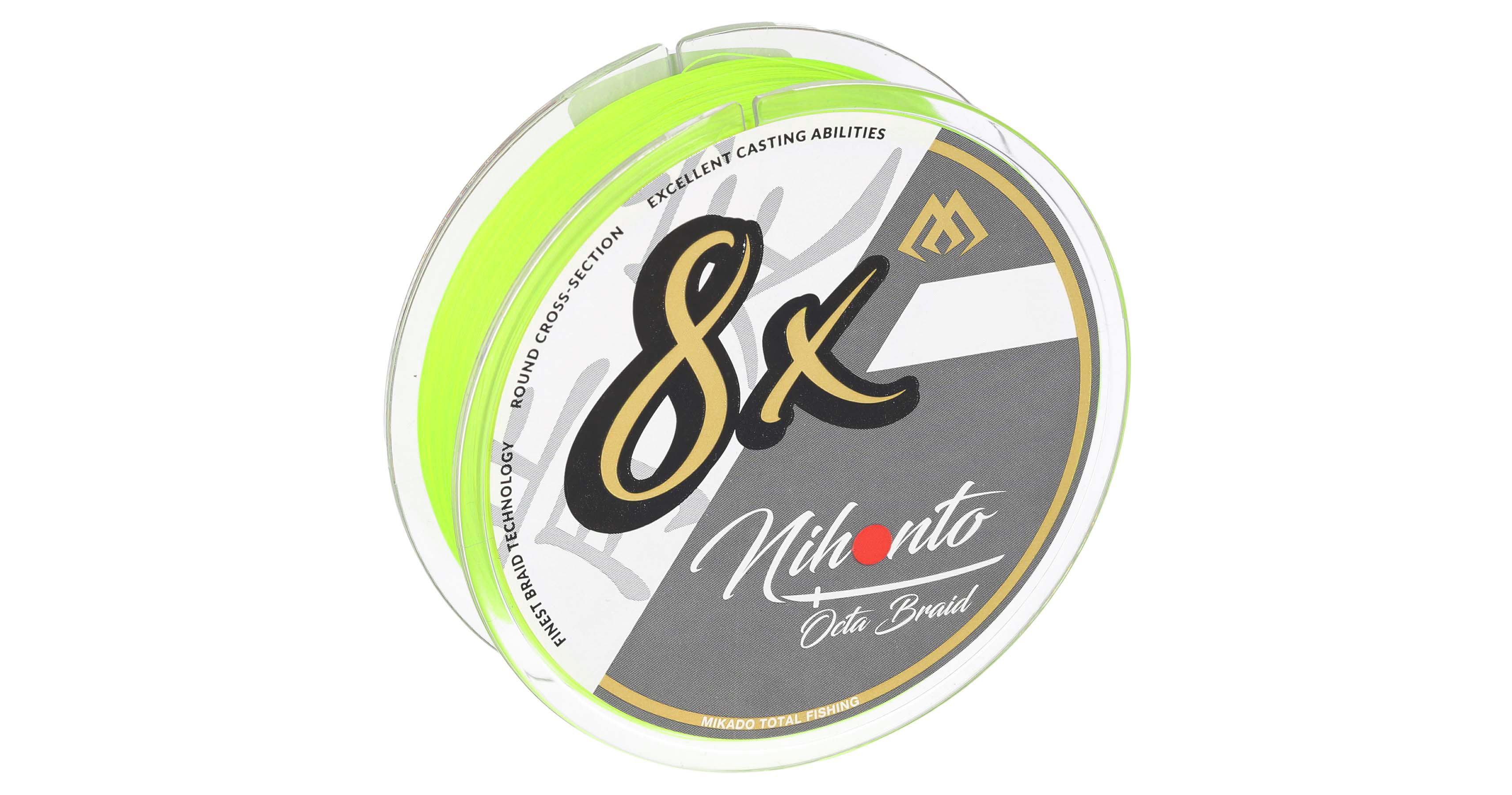 PLETENÁ ŠŇŮRA - NIHONTO OCTA BRAID - 0.16mm/12.9kg/150m - FLUO - 1 cívka