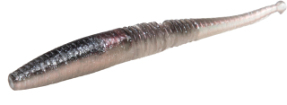 NÁSTRAHA - M-Craft WIGGLY WORM 100mm / MAGIC PEARL - 5 ks
