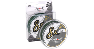 PLETENÁ ŠŇŮRA - NIHONTO OCTA BRAID - 0.14mm/10.15kg/150m - ZELENÁ - 1 cívka