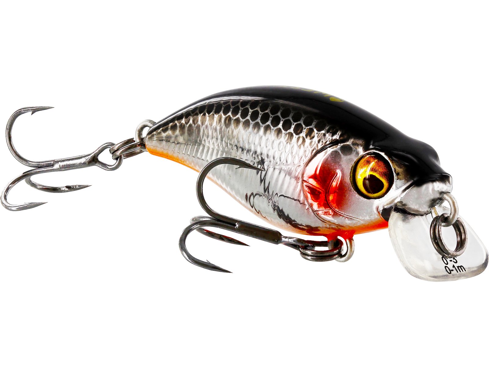 BUZZBITE SR CRANKBAIT 5CM 6G LOW FLOATING 3D HEADLIGHT